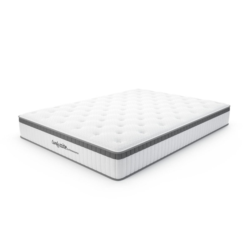 Vega Pocket Sprung Quilted Mattress Medium Firm, Small Double (4')