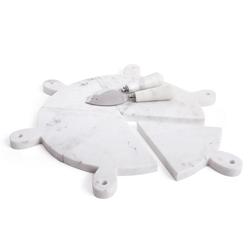 Jacki Marble Pizza Serving Dish
