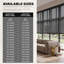 Faux Wood Venetian Blinds with Fabric Tape, Moisture-Resistant Horizontal Slats & Cord Control for Windows-70077854-120150230