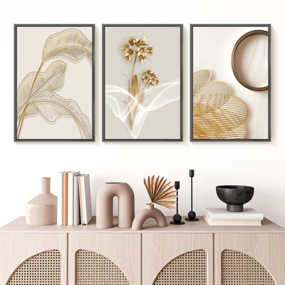 " Abstract Modern " 3 - Pieces