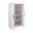Watse 65" Tall Storage Cabinet with Panel Doors, Kitchen Pantry, Dining Room Cupboard with 2 Adjustable and 1 Fixed Shelf, Free Standing Living Room Accent Cabinet, 16.75"D x 32"W x 65"H, Washed White-1142030988