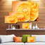 «Yellow Nautilus Shell» - impression sur toile tendue-18437914