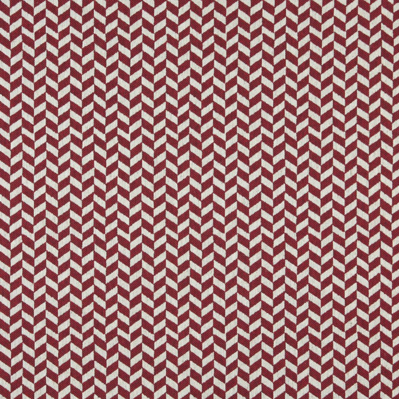 Tissu en lin chevrons, Rouge