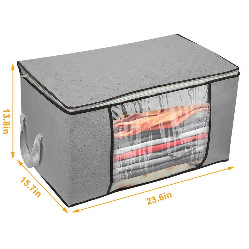Rebrilliant Fabric Storage Bag, Grey