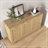 Storage Cabinet with 3 Doors, Wood Sideboard Buffet Storage with Adjustable Shelf