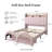 Bed Frame with Storage Drawers Pockets and Galaxy Star Projector Upholstered Wingback Headboard-1992529688-1992529691