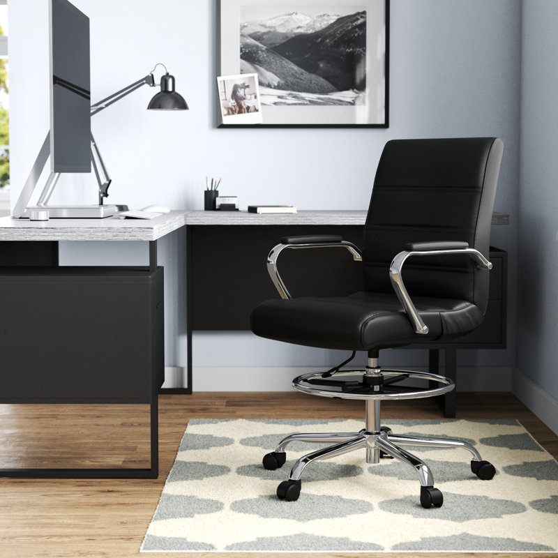 Chaise de bureau ergonomique Adjuto, Noir
