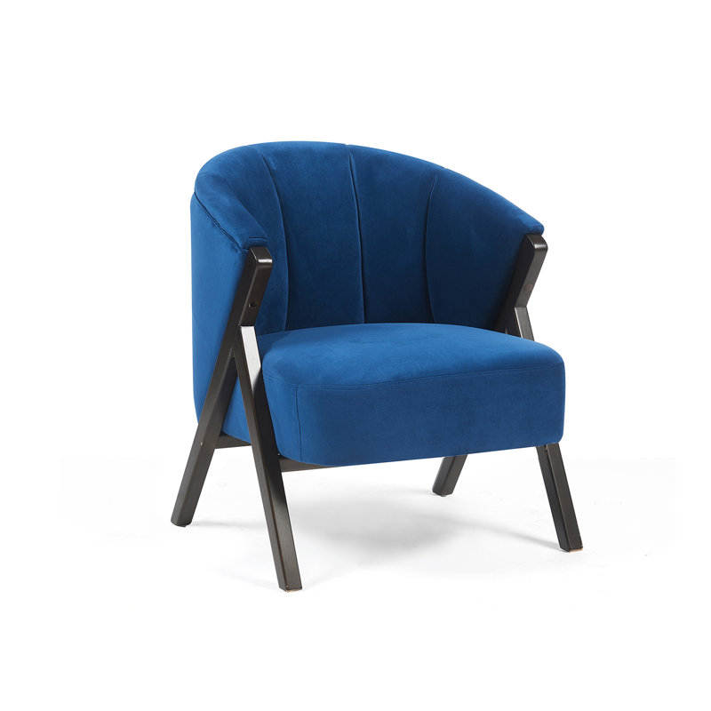 Nico Occasional Chair, Dark Navy Velvet