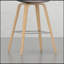 Ensemble de tabourets polyvalents en bois cintré pour divers espaces, rehaussant le confort et le style (ensemble de 2)-1098157361