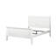 Twin Bed In Glowing White - Has A Practical Storage Space And Strong Wood Build Pristine Features Convenient Frame
