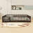 Queen Wooden Floor Bed With Slats