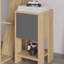 Atharv Bedside Table with Drop-Door Storage and Open Shelf for Versatile Living-36035520