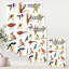 «Vibrant Coloured Birds Plancard», reproduction sur toile-59708184-59708187