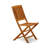 5 Piece Outdoor Patio Dining Sets Includes a Rectangle Acacia Wood Table and 4 Folding Side Chairs, 40x72 Inch, Natural Oil-623901625