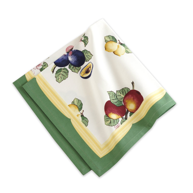 Serviette en coton 21 po French Garden