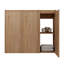 Rangement de salle de bain flottant 12 po avec porte à fermeture en douceur-152000269