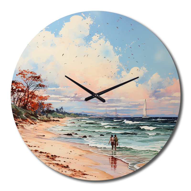 Horloge murale en métal, Grand