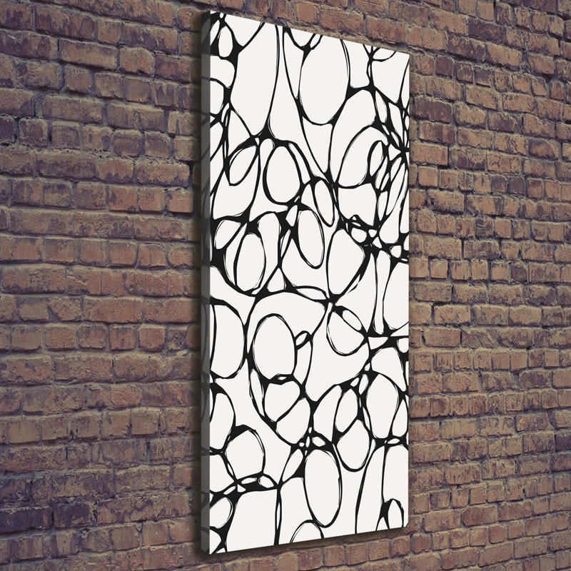 Chaotic Circles - Wrapped Canvas Print