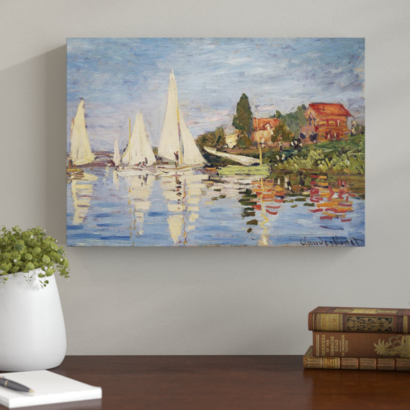 Claude Monet - Wrapped Canvas Painting, 50cm H x 76cm W