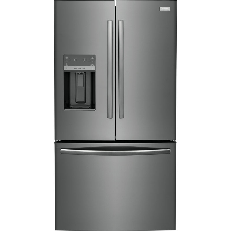 Frigidaire Gallery Pi. Réfrigérateur à porte française, Acier inoxydable noir
