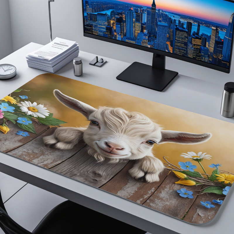 Polyester Desk Pad, 23.6x13.8