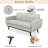 Travarious 65.4'' Square Arm Sofa Loveseat-684572278