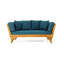 Lit de jour avec construction et coussins confortables pour une fonction de patio extensible