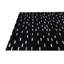 Tapis noir Jed