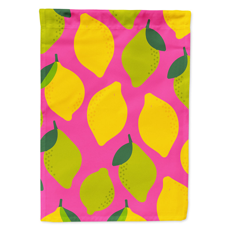 Double Sided 15'' H x 11'' W Polyester Garden Flag, Pink