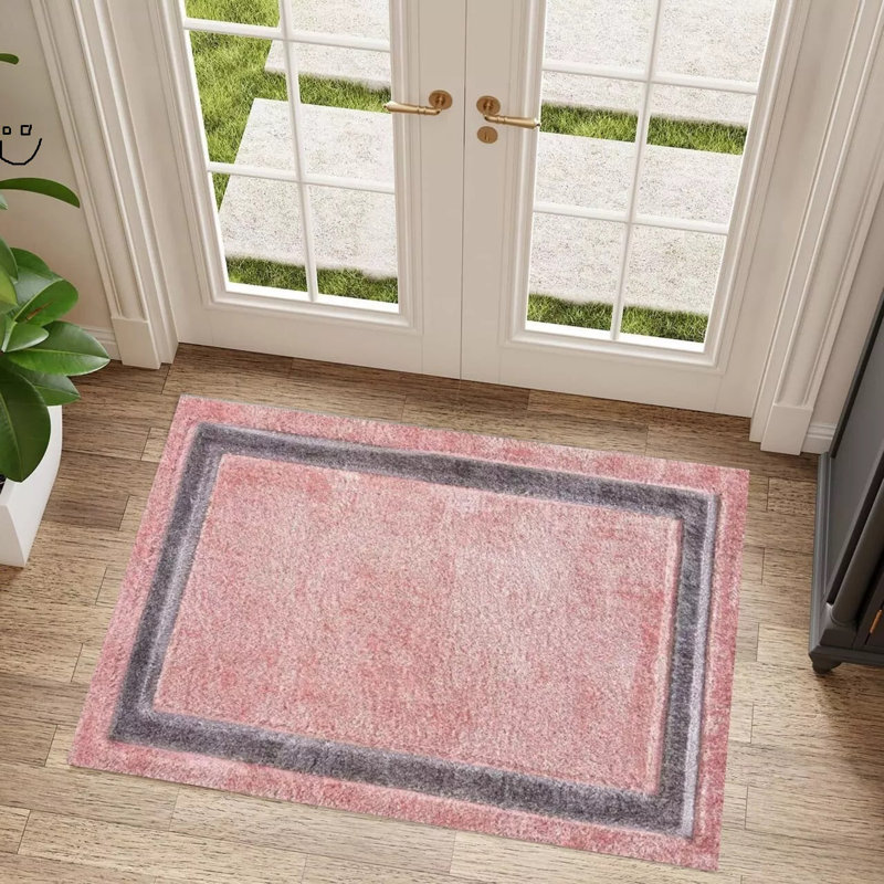 W60 x L110 cm Indoor Door Mat, Pink