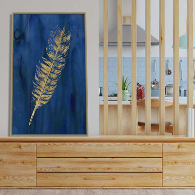 Plume d'or I - peinture