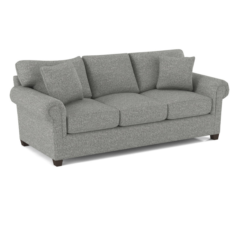 Grace 86" Sleeper Sofa Bed with Reversible Cushions, Connelly Dove, Hybrid