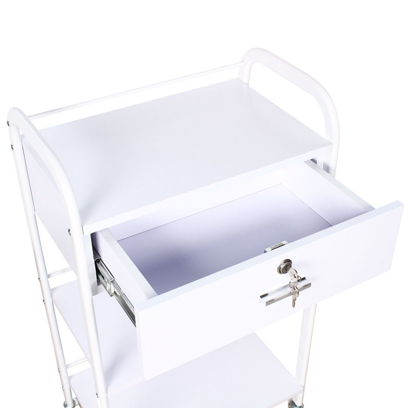 33.07'' H x 18.89'' W Utility Cart with Wheels