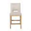 Ensemble de 2 tabourets de comptoir 27 pouces, tissu