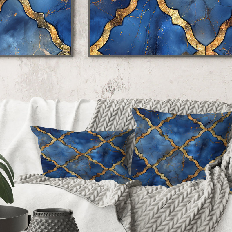 Coussin lombaire Glam Quatrefoil III - Glam
