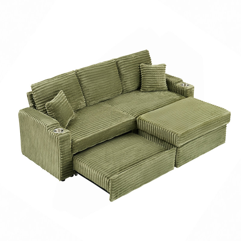 Canapé 30 po, Vert, H 8,6 po x l 30 po x P 20 po