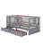 A Wooden Twin-Sized Daybed With Fence-Style Guardrails And Two Integrated Drawers-105707159-105707157