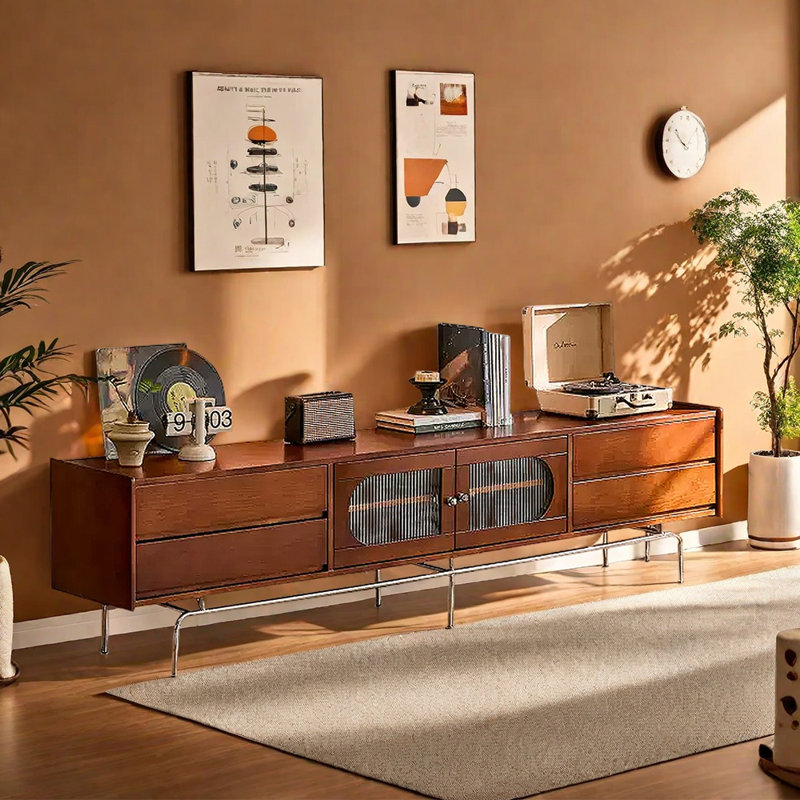 Nouveau meuble télé de style rétro, H 21,65 po x L 70,86 po x l 15,74 po