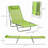 2 Piece Folding Chaise Lounge Chairs, Pool Sun Tanning Chairs, Outdoor Lounge Chairs With 6-Position Reclining Back, Breathable Mesh Seat, Headrest For Beach, Yard, Patio-1586863055-1586863091
