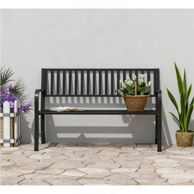 Banc de jardin extérieur, banc de patio