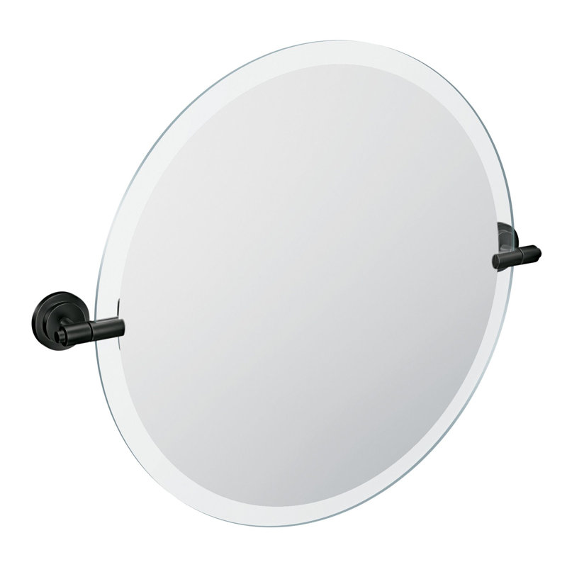 Miroir décoratif Iso Icon, Noir mat