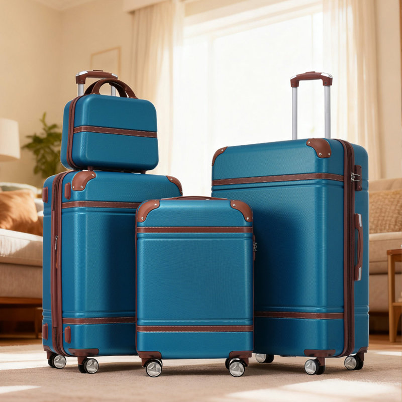 Valise à roulettes Hardshell 4 pièces 20 "+ 24" + 28 "Valise