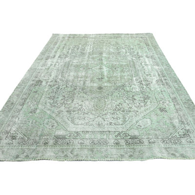 Chidsea One-of-a-Kind Rectangle 5'8" x 8'4" Area Rug in Brown/Green