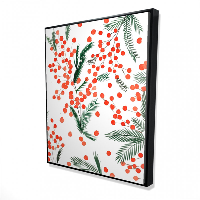 " Mistletoe Leaf Pattern ", 60" H x 48" W