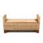 Banc de rangement en osier Akeeb