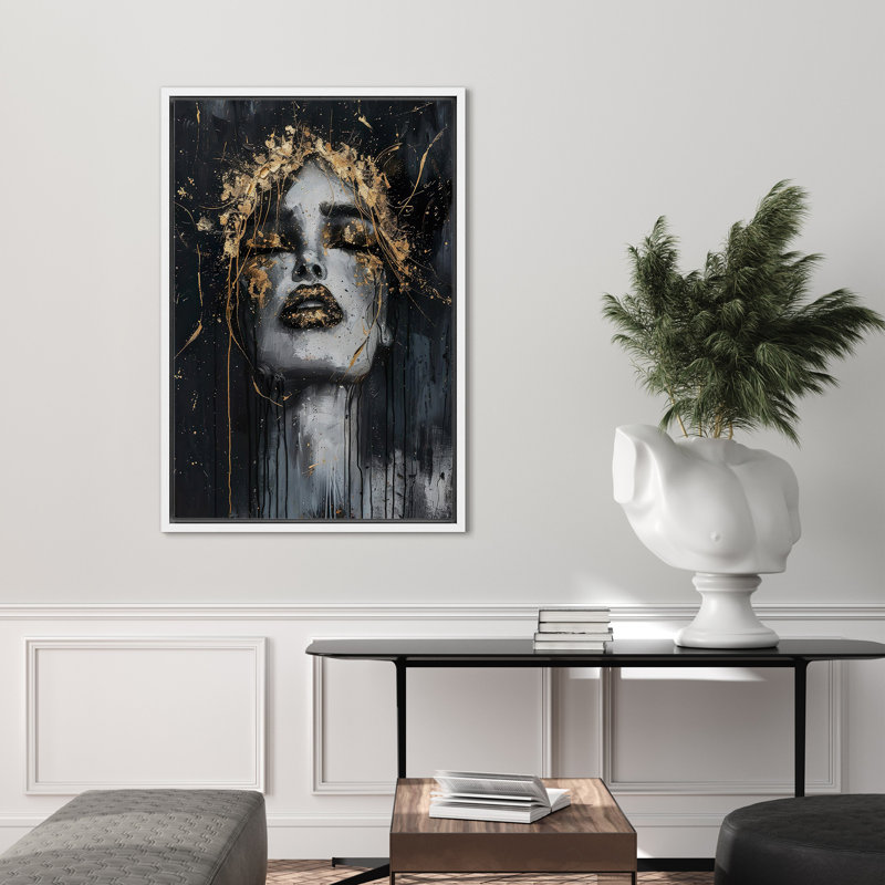 Elegance Moody, Cadre blanc, H 36 po x l 24 po