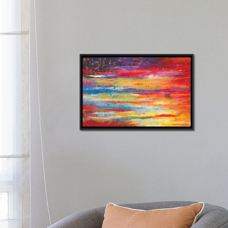 « starry night », impression sur toile, H 8 po x l 12 po x P 0,75 po, Toile tendue, Pas de tapis