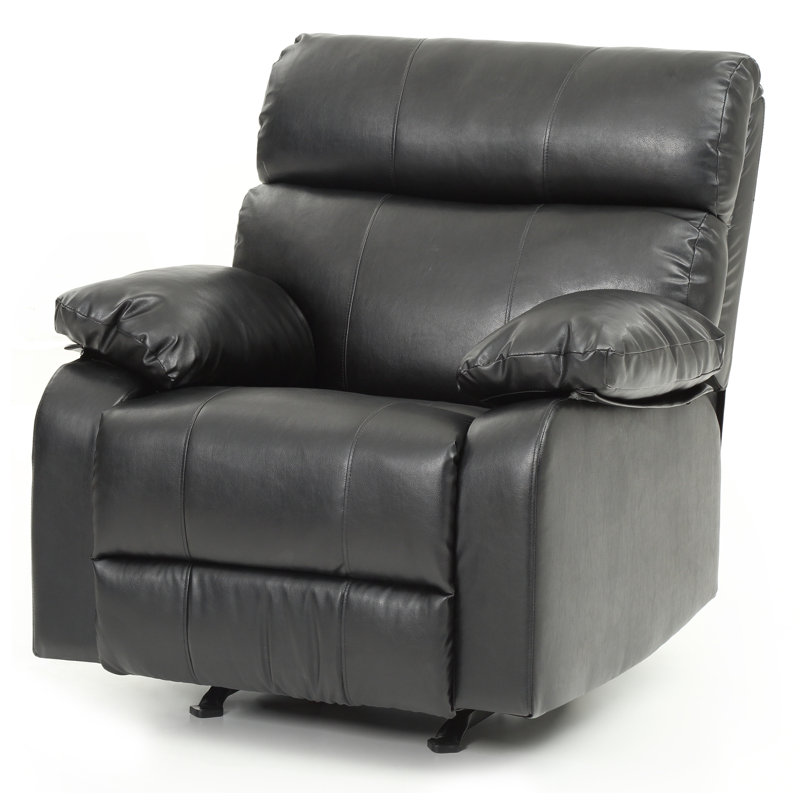 Fauteuil inclinable Manny, noir, Noir
