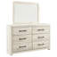 Commode double 6 tiroirs avec miroir Kalayiah