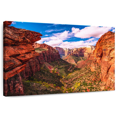 Vue sur la montagne du parc national Alvord Zion